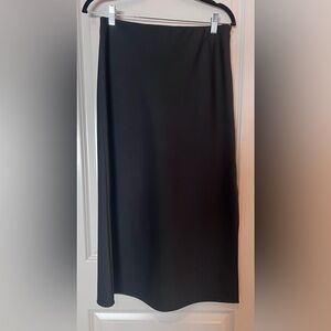 H & M Black Midi Slip Skirt. Size Small.